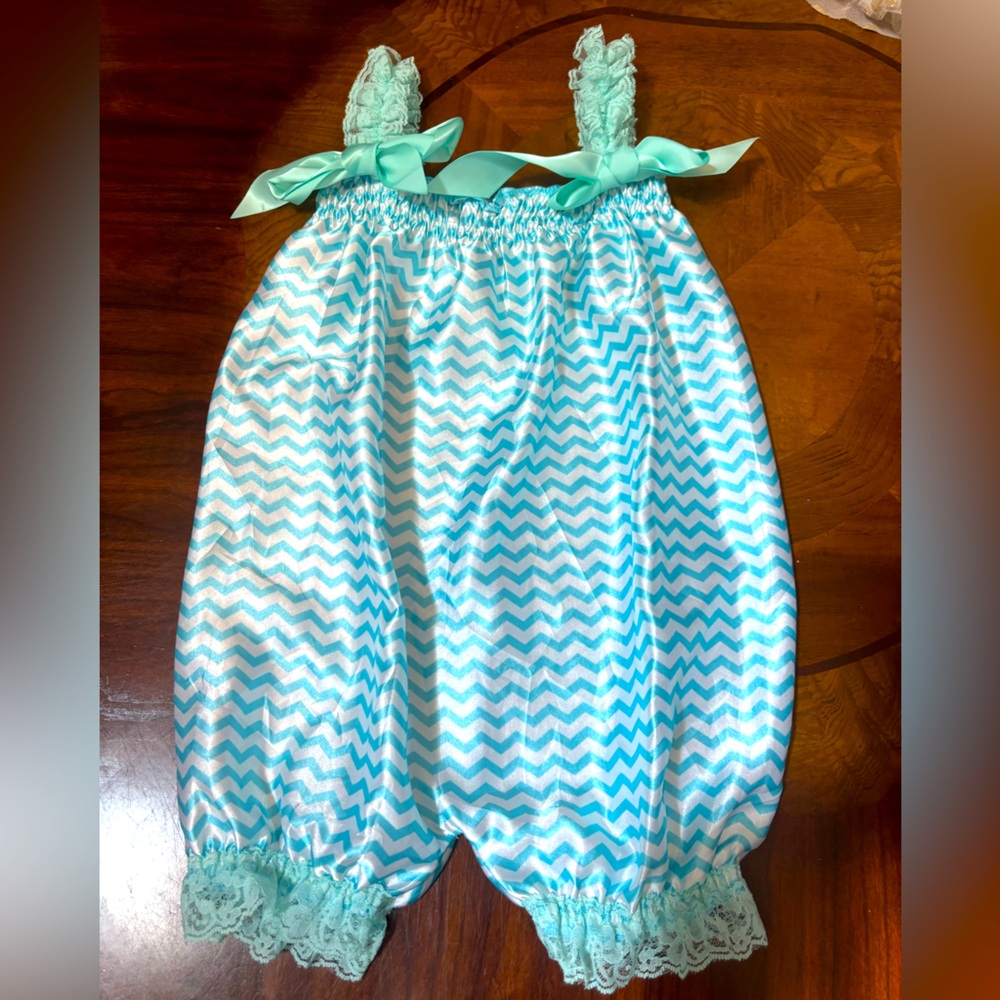 Girls 12 months bubble romper